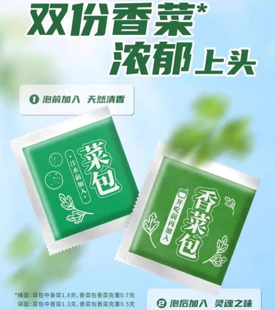 新品抢先看!康师傅方便面也瞄准了“香菜”赛道
