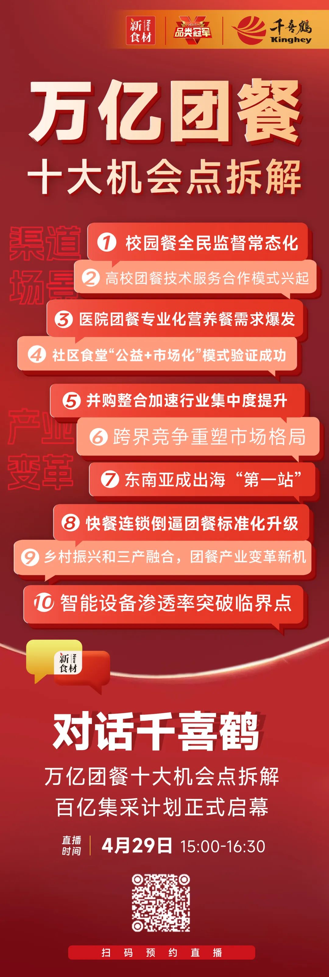 2.1万亿团餐市场迎结构变革,千喜鹤深度拆解十大机会点!