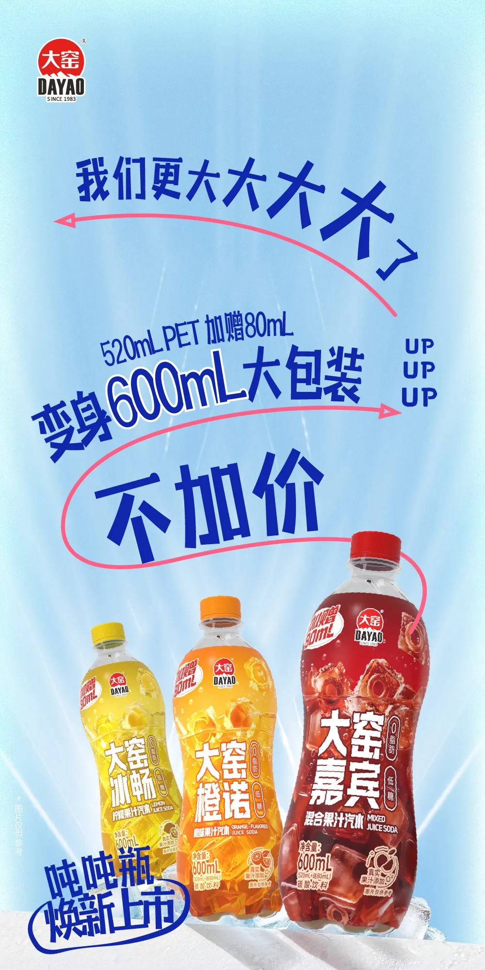 大窑吨吨瓶升级上市,中粮可乐西安项目将投产,王老吉WALOVI国际罐全球首发……