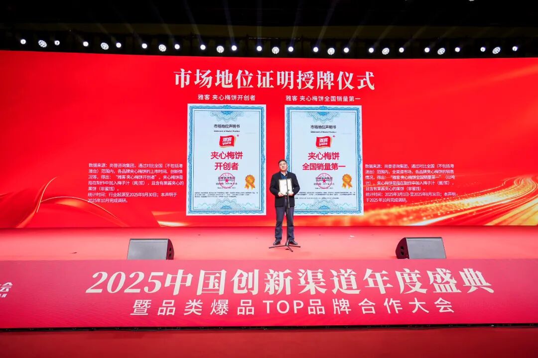 025中国创新渠道年度盛典暨品类爆品TOP品牌合作大会圆满落幕!"