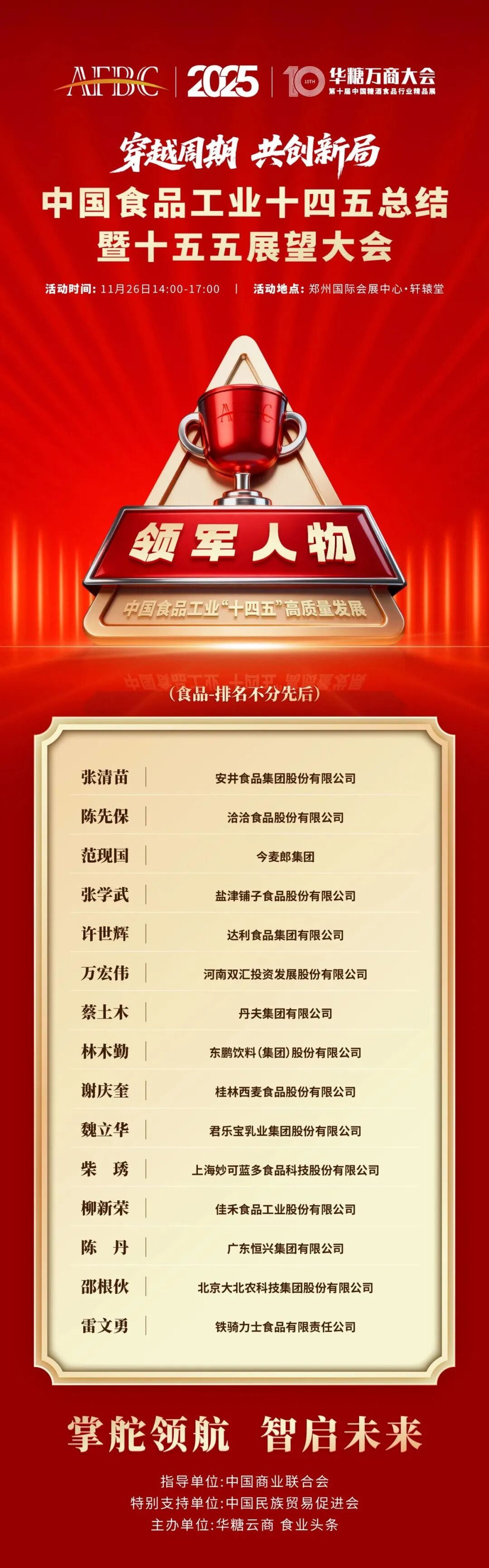 魏立华、柴琇、戴秀芬，蒙牛、光明、妙可蓝多……这些乳业人、乳企，获得中国食品工业“十四五”高质量发展大奖！