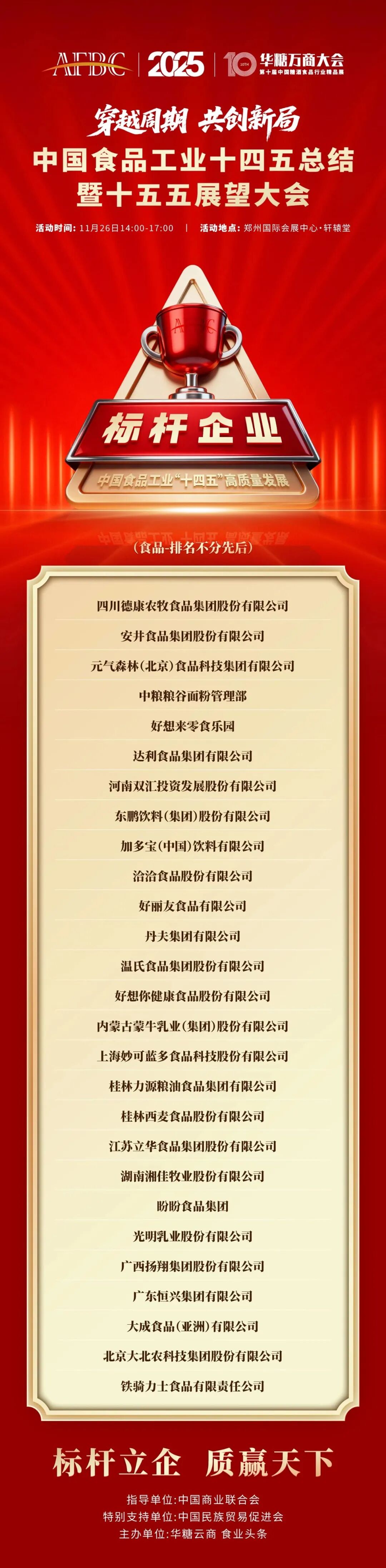 魏立华、柴琇、戴秀芬，蒙牛、光明、妙可蓝多……这些乳业人、乳企，获得中国食品工业“十四五”高质量发展大奖！