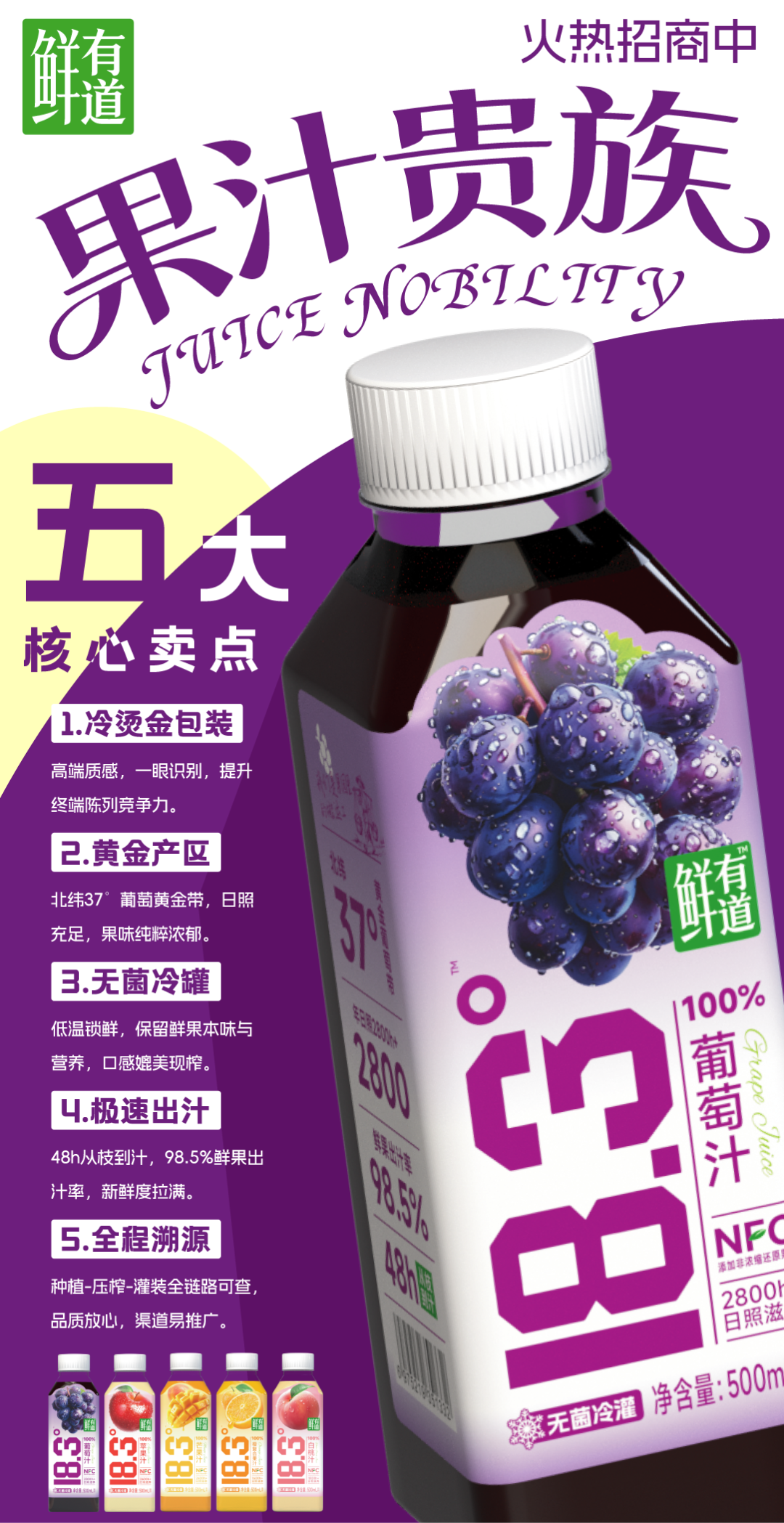 果汁赛道重新洗牌,鲜有道“贵族果汁”正在改写规则!