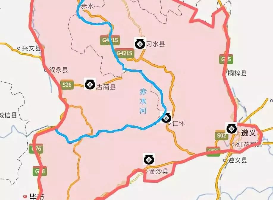 中国白酒产区分布图,以及代表酒。