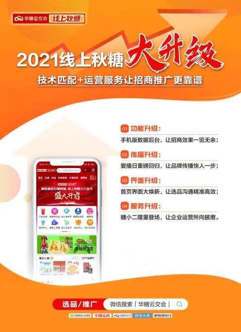 界面、功能、服务全面升级！招商选品还上“线上秋糖”