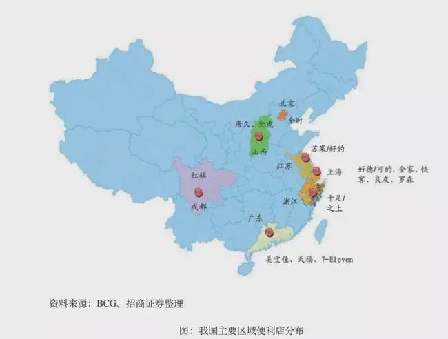 各省份的便利店，你都知道哪些？