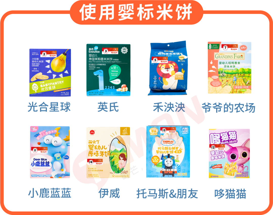 27款儿童米饼93%含糖,一定有你常买的品牌!