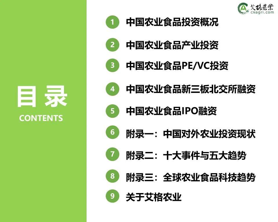 创投时代：2021年中国农业食品投资年报重磅出炉