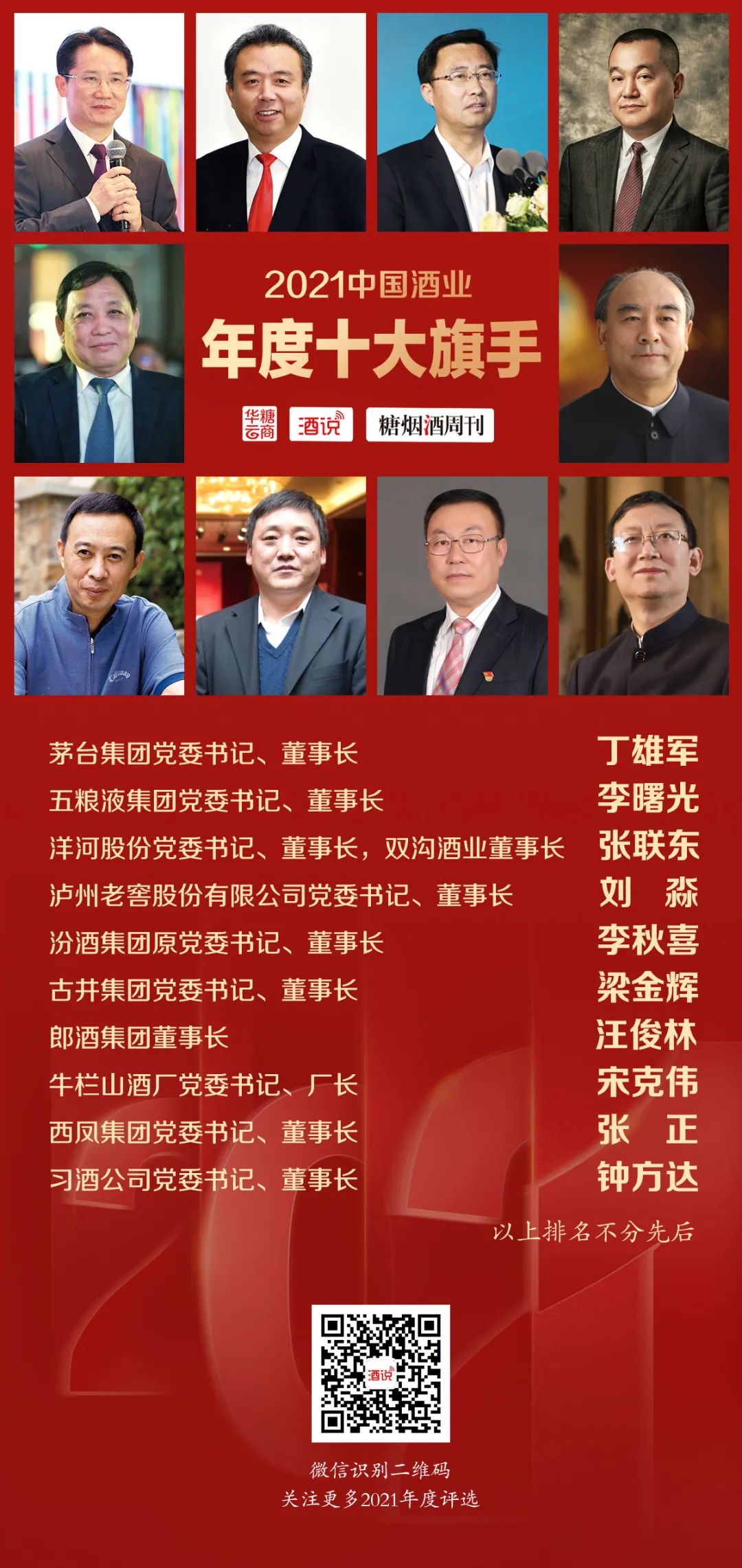 2021酒业十大旗手张联东：为“梦想洋河”注入新能量
