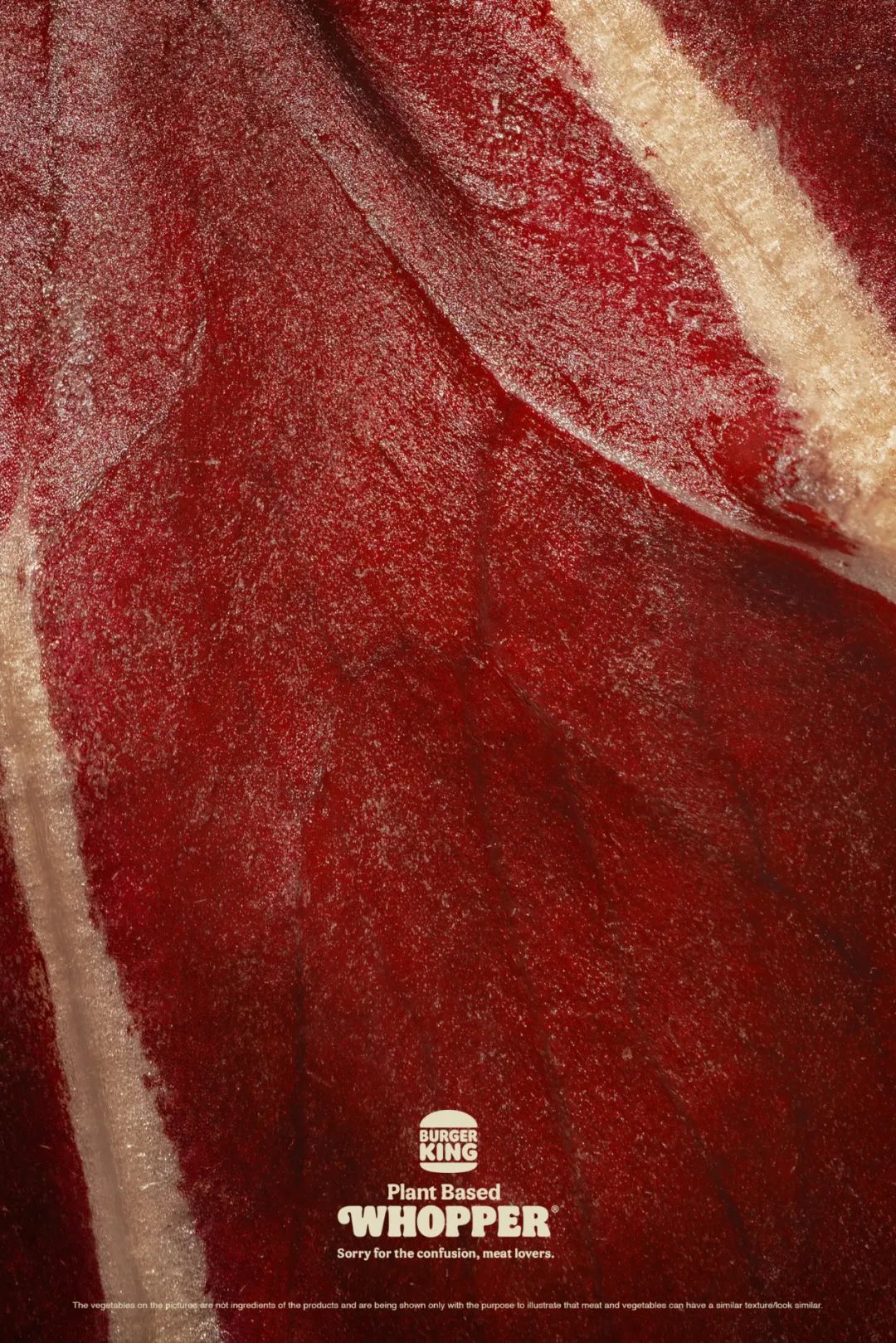 汉堡王 “迷惑” 广告：这是肉还是菜？