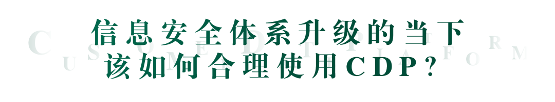 谷海松：营销云的下半场，CDP的过往与未来