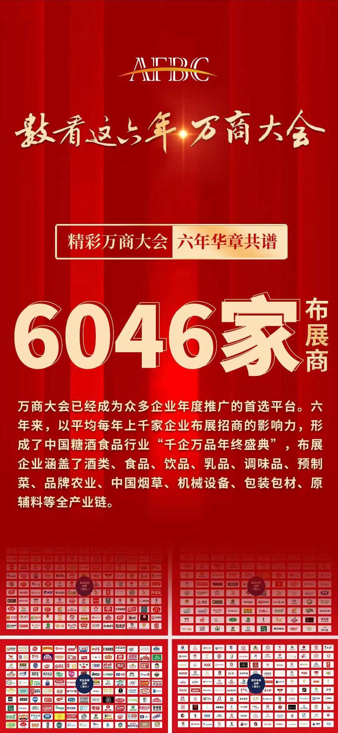 数看万商大会，六年华章共谱！