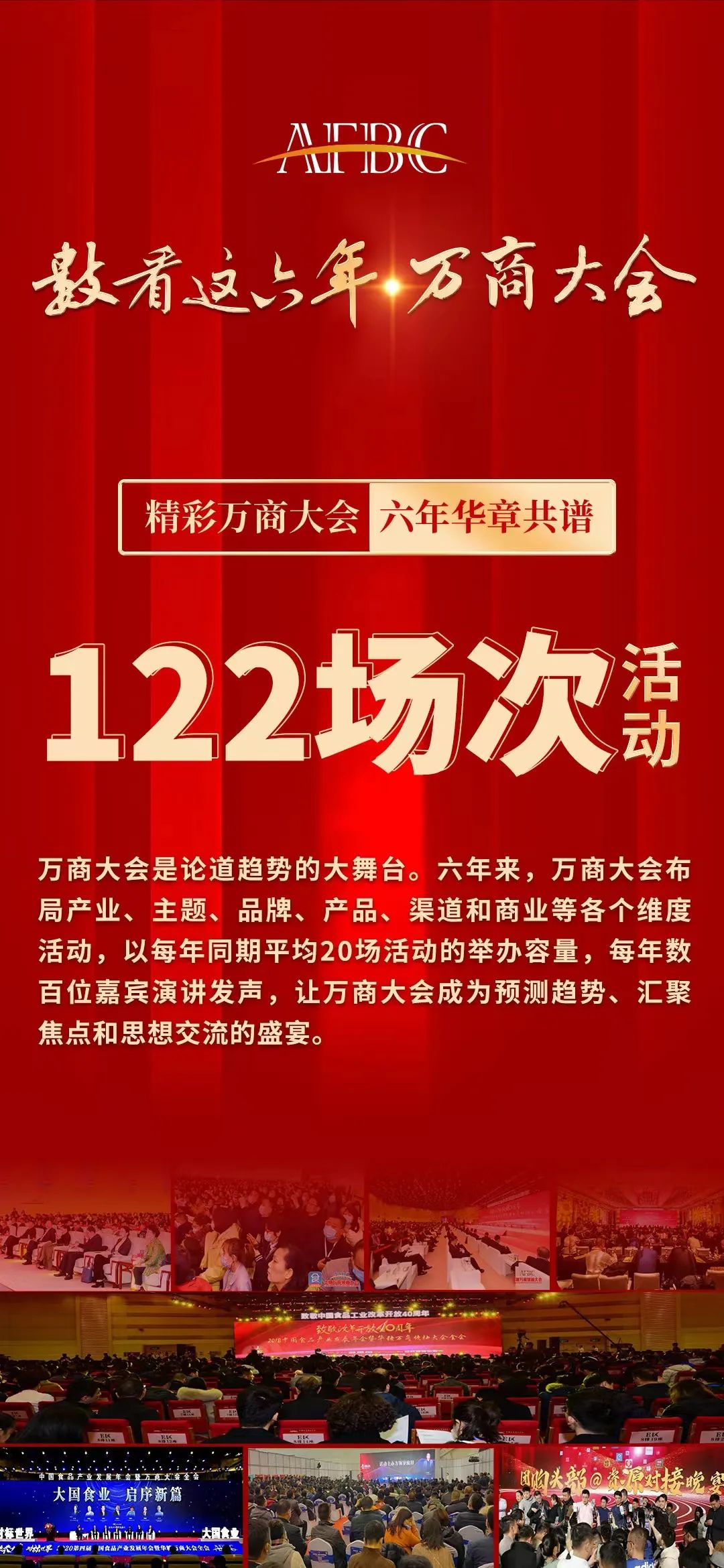 数看万商大会，六年华章共谱！