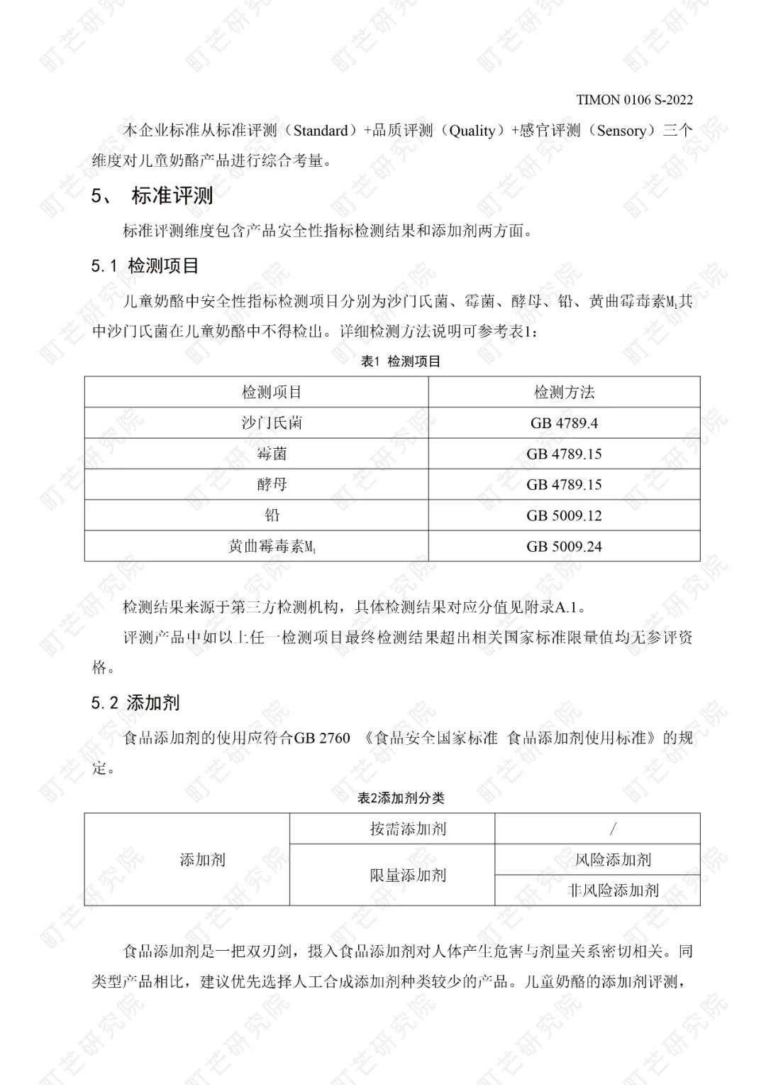 重磅!町芒研究院《儿童奶酪品质评测标准》正式发布实施