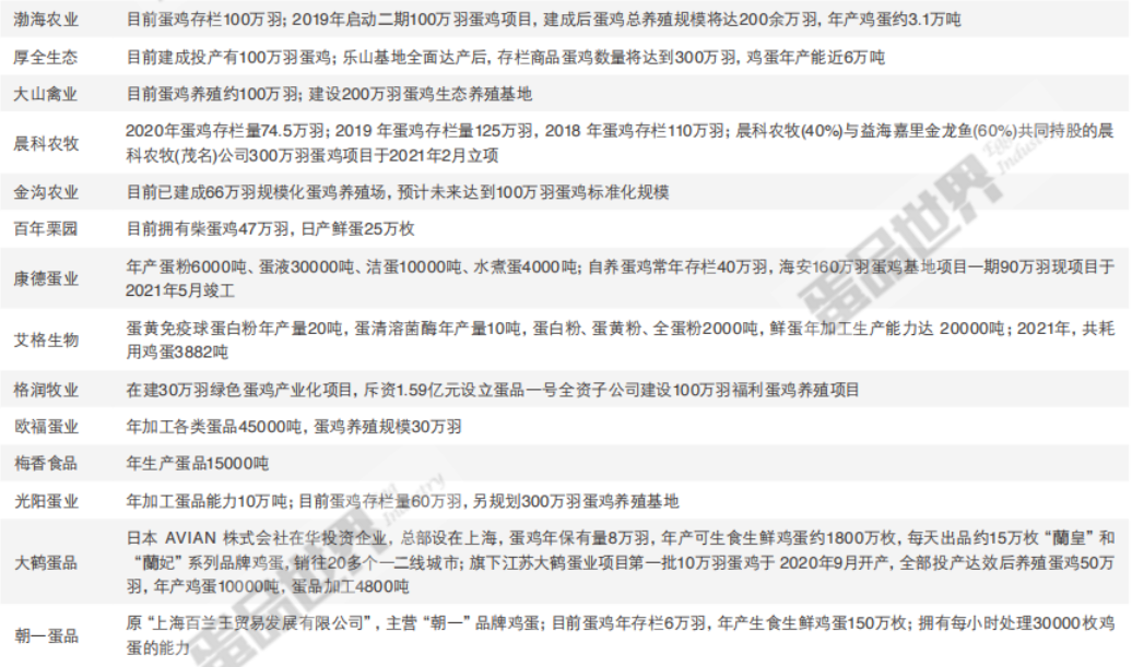 2022年中国市场蛋鸡企业50强榜单重磅发布