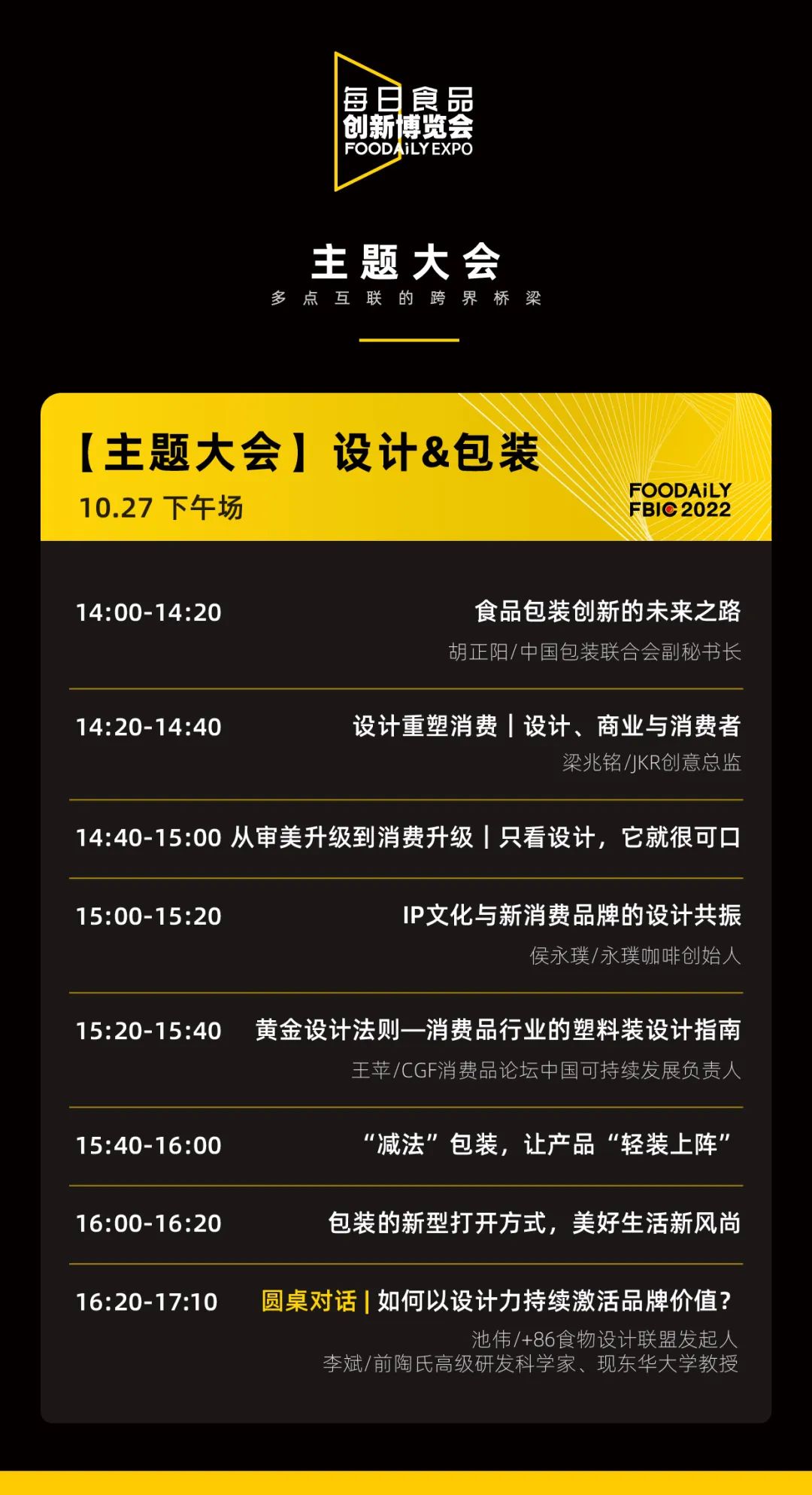 雀巢,百事、伊利、元气森林…200+嘉宾亮相,议程首次曝光!|Foodaily创博会•会议