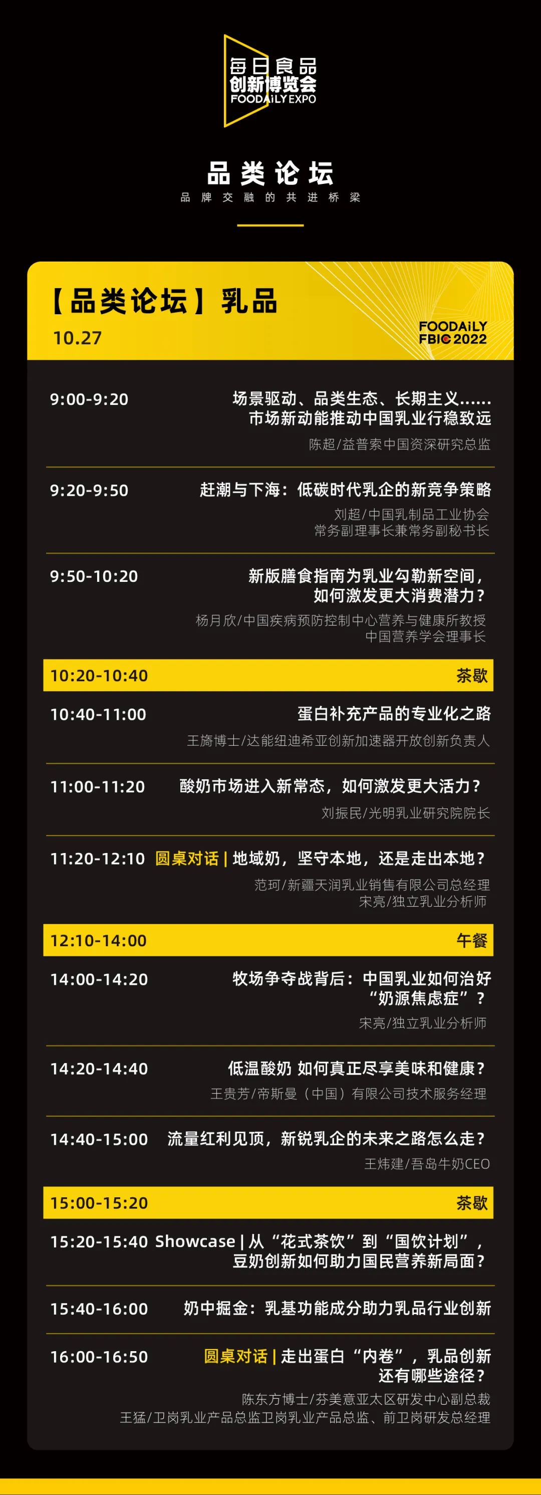 雀巢,百事、伊利、元气森林…200+嘉宾亮相,议程首次曝光!|Foodaily创博会•会议