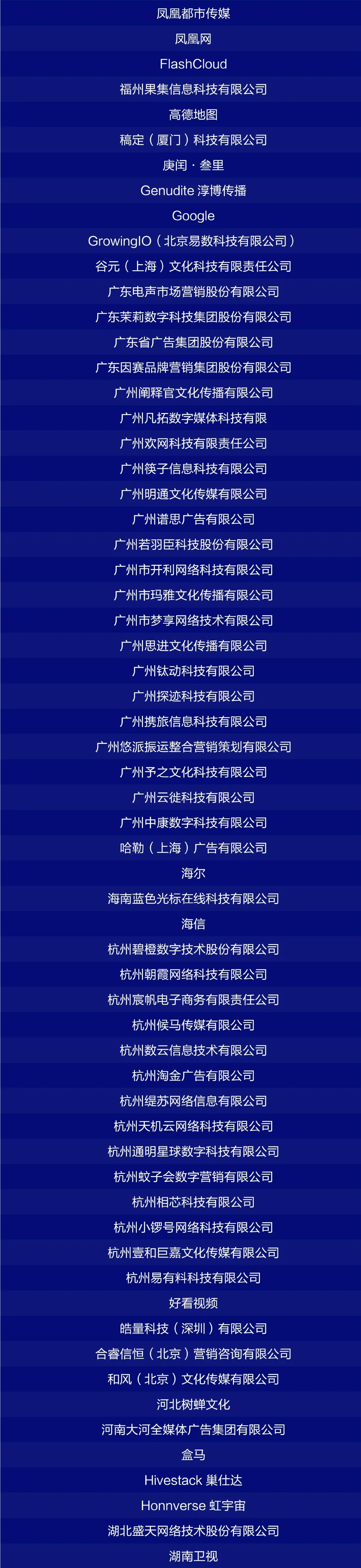 《中国数字营销生态图(2022版)》入选名单公布