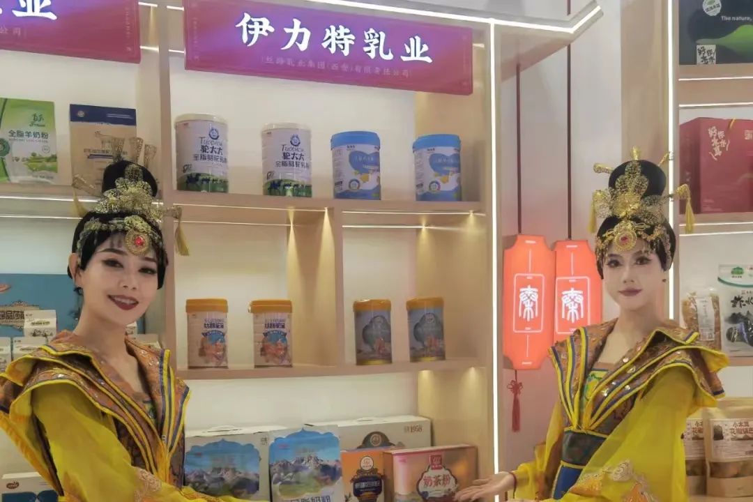 进博会上的中国乳企！