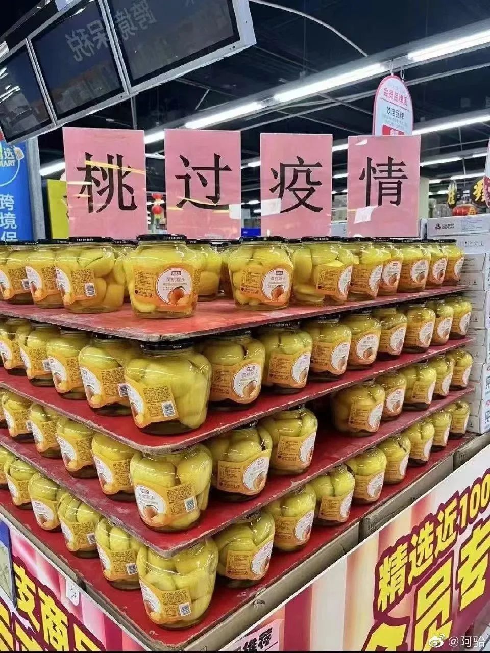 爆火的黄桃罐头