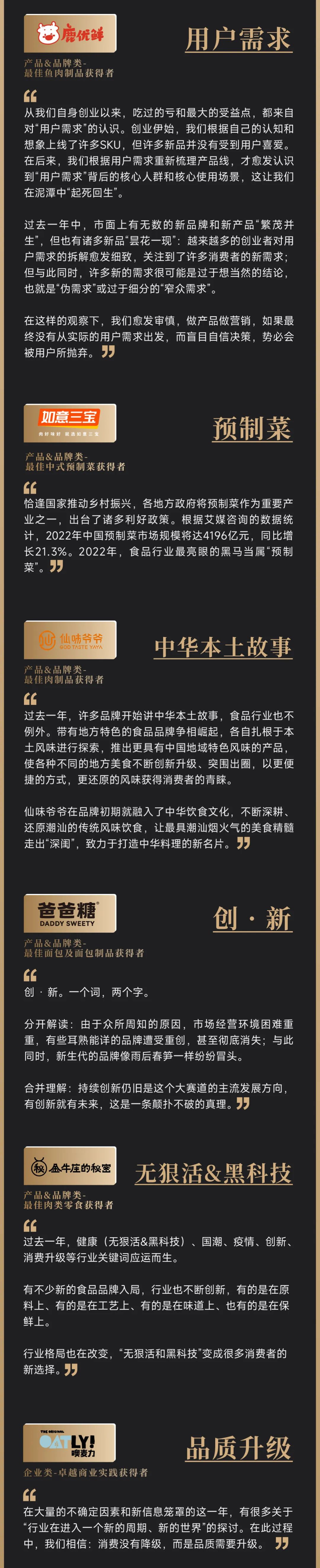 企业的年度复盘:健康、回归、反内卷、预制菜、用户需求