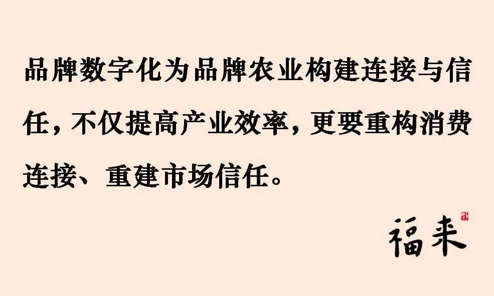 娄向鹏:数字赋能和品牌引领实现农业现代化双轮驱动