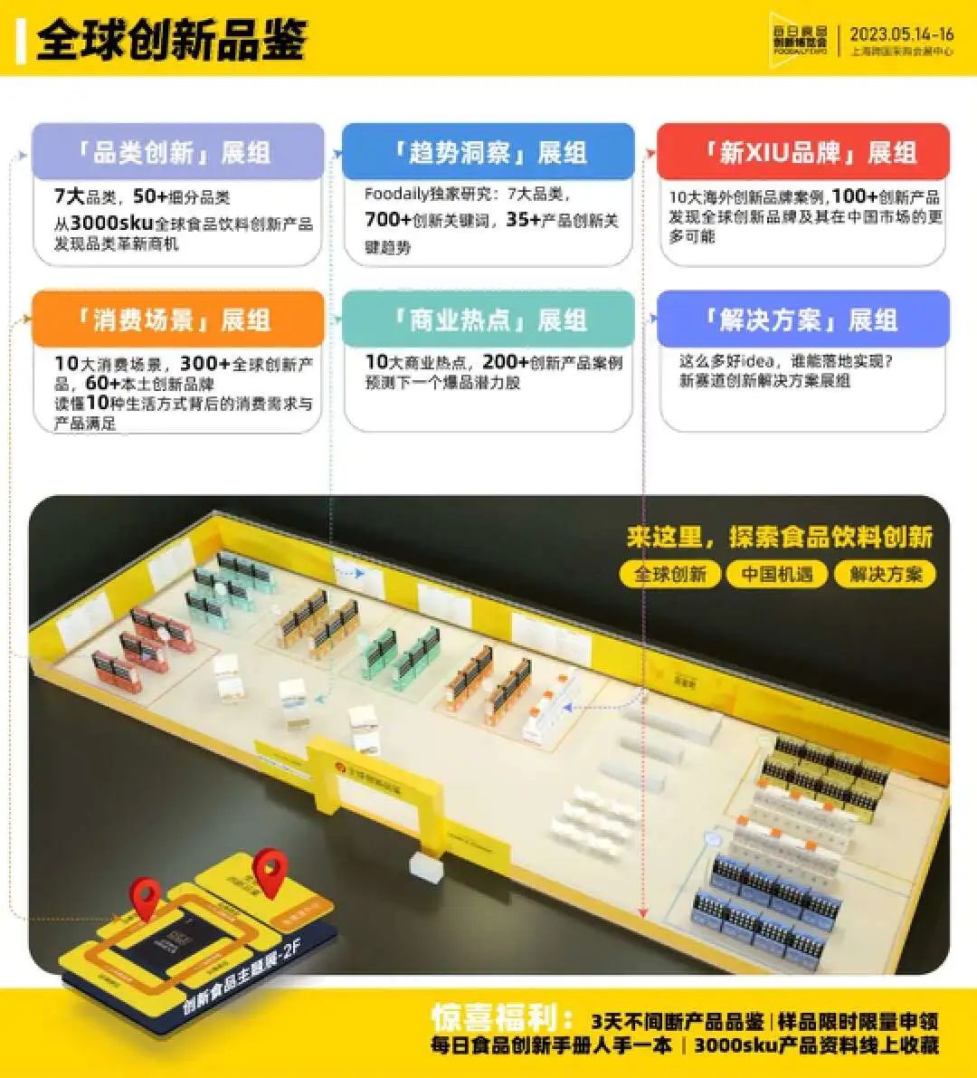 观展票限时免费领！快来参加食品饮料行业全球创新盛宴啦｜Foodaily创博会2023