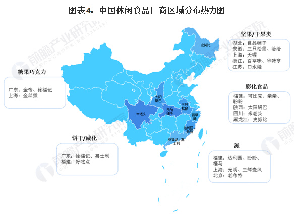 休闲食品行业区域竞争：哪些省份成为新的“休闲食品之都”？