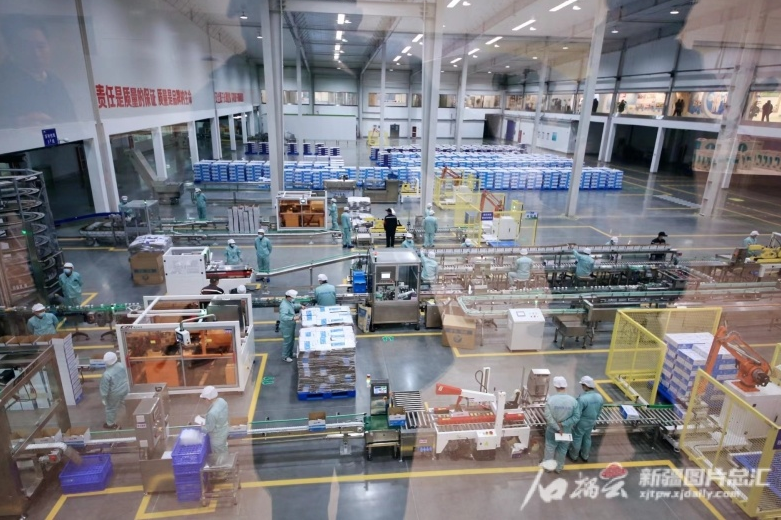 新疆天润乳业山东乳制品加工项目一期工程投产