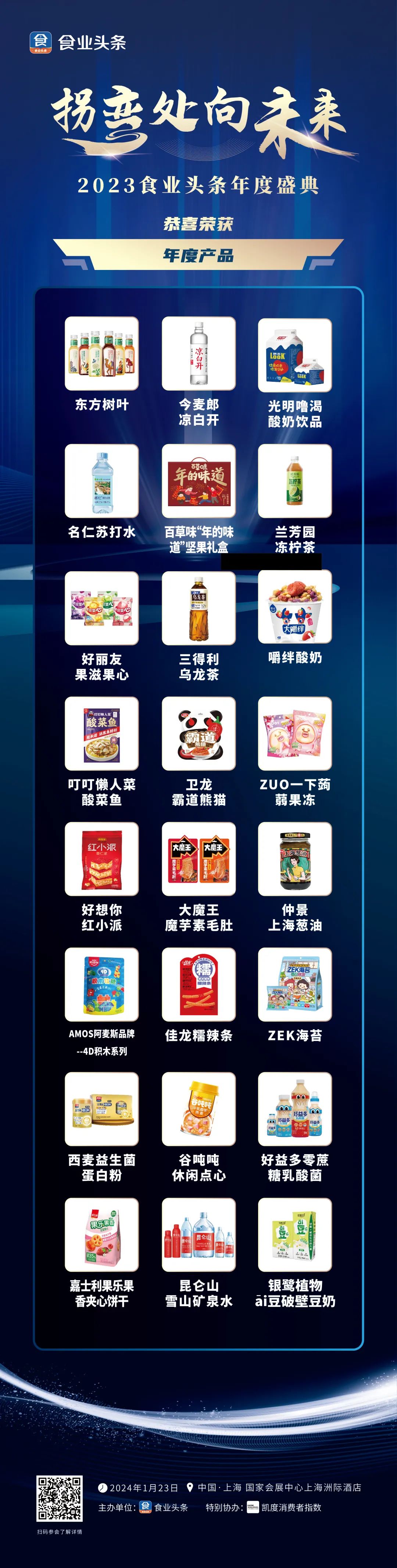 2023中国糖酒食品行业“年度产品”，正式揭榜！