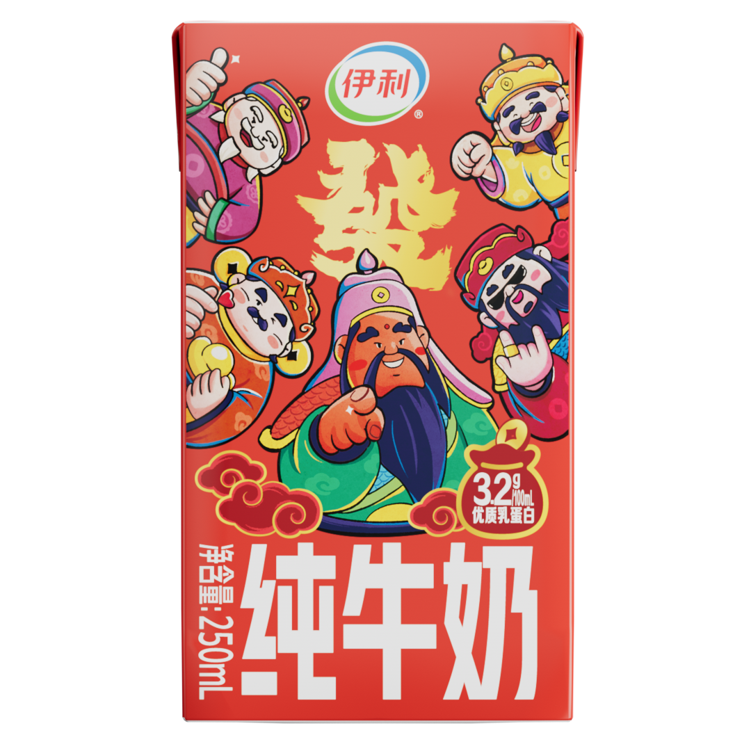 制胜龙年营销，国民牛奶打出了“财神”牌！