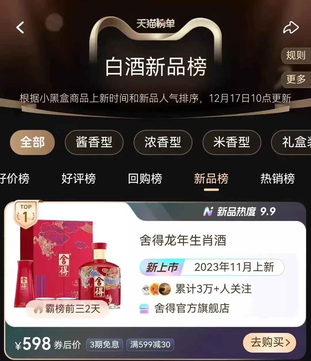 舍得酒业:春节档数据亮眼!