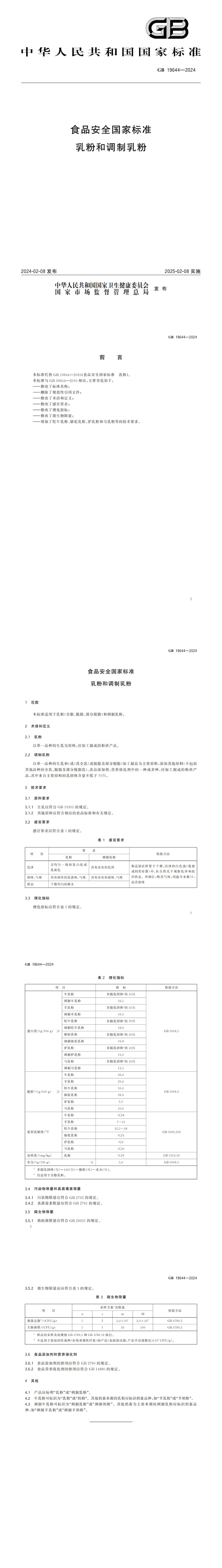 又一乳业“新国标”发布！利好这两类产品，将于2025年2月正式实施