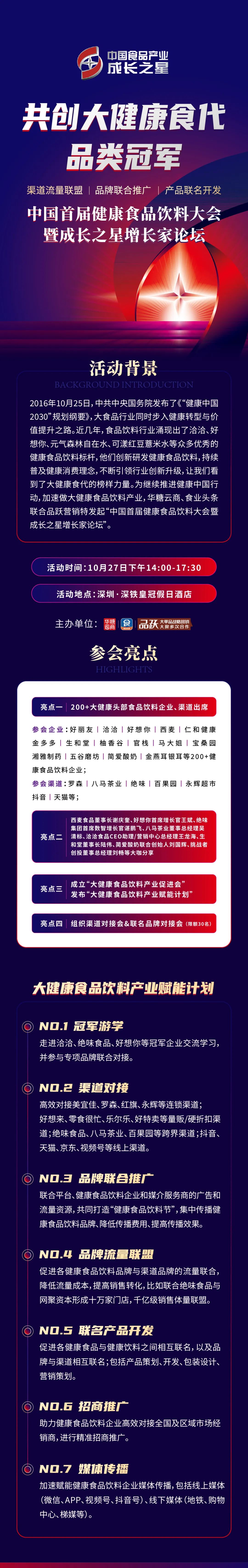 一文看全【中国首届健康食品饮料大会暨成长之星增长家论坛】会议亮点!