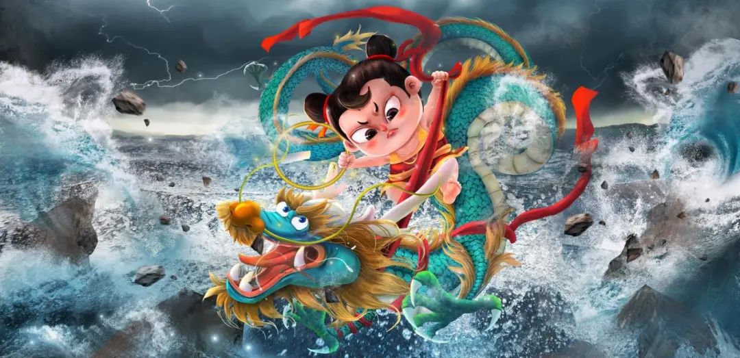 摄图网_401054116_banner_哪吒闹海（企业商用）