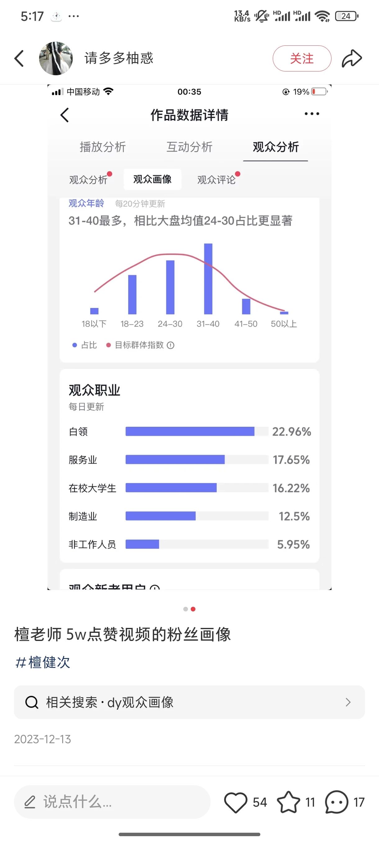“官宣”檀健次后,好想来上千万的流量要怎么用?