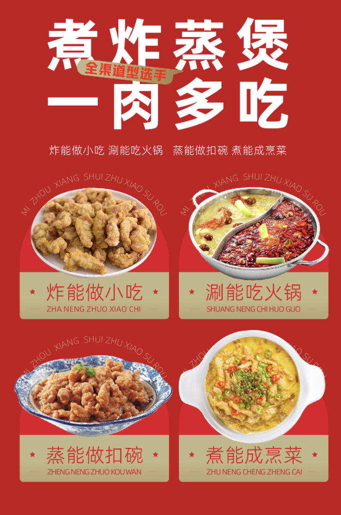 煮炸蒸煲，一肉多吃！打破行业同质化困局，密州香粉料再突破！