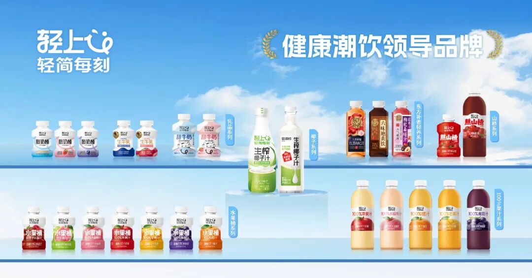 斩获品类冠军,定义爆品法则,轻上持续领跑潮饮赛道!