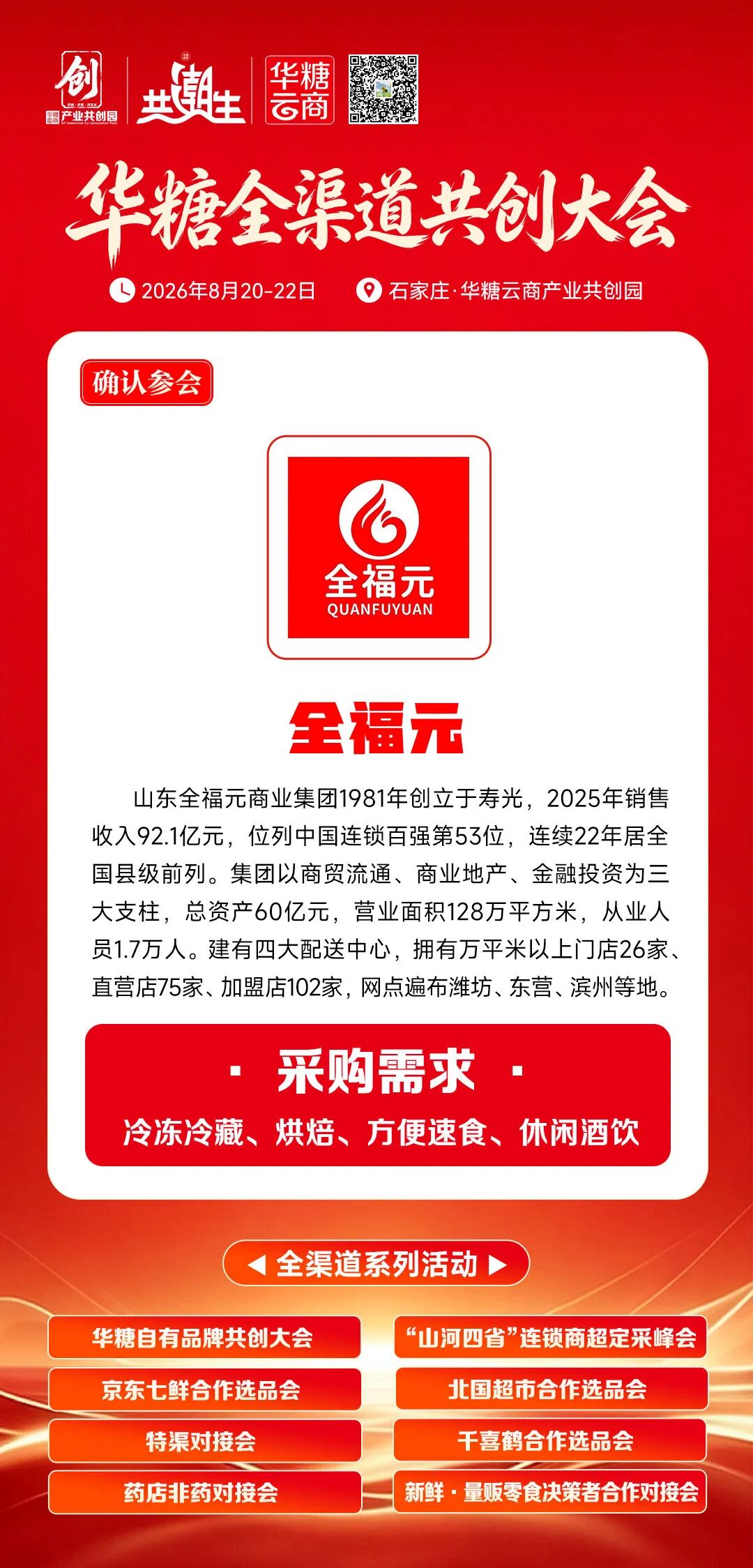 北国、信誉楼、家家悦……100+超市齐聚华糖自有品牌共创大会!