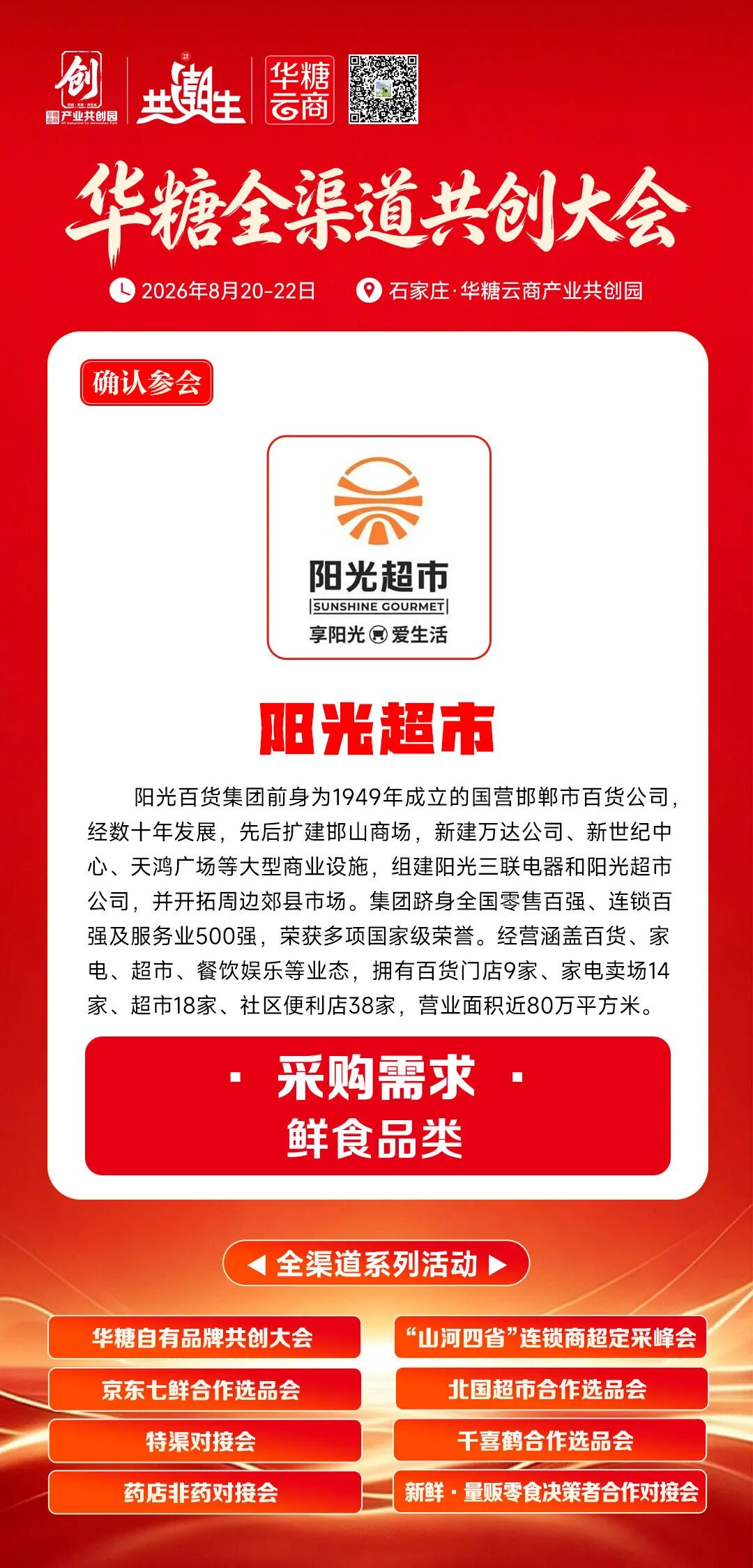 北国、信誉楼、家家悦……100+超市齐聚华糖自有品牌共创大会!