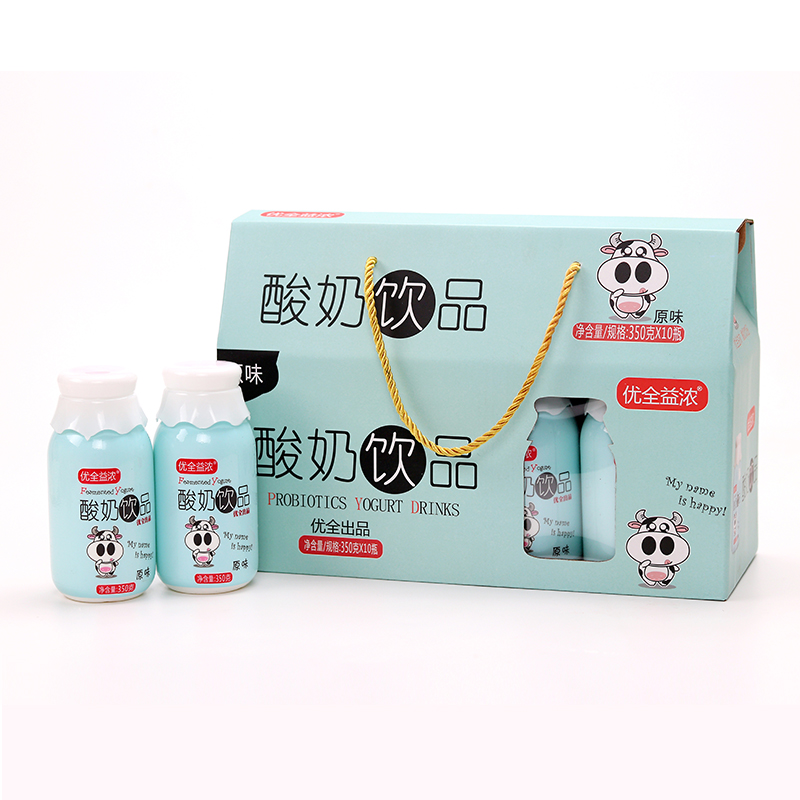 优全益浓大帽子酸奶饮品350g