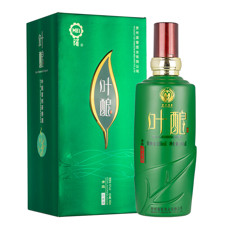 湄窖酒【叶酿】茶香型白酒42°