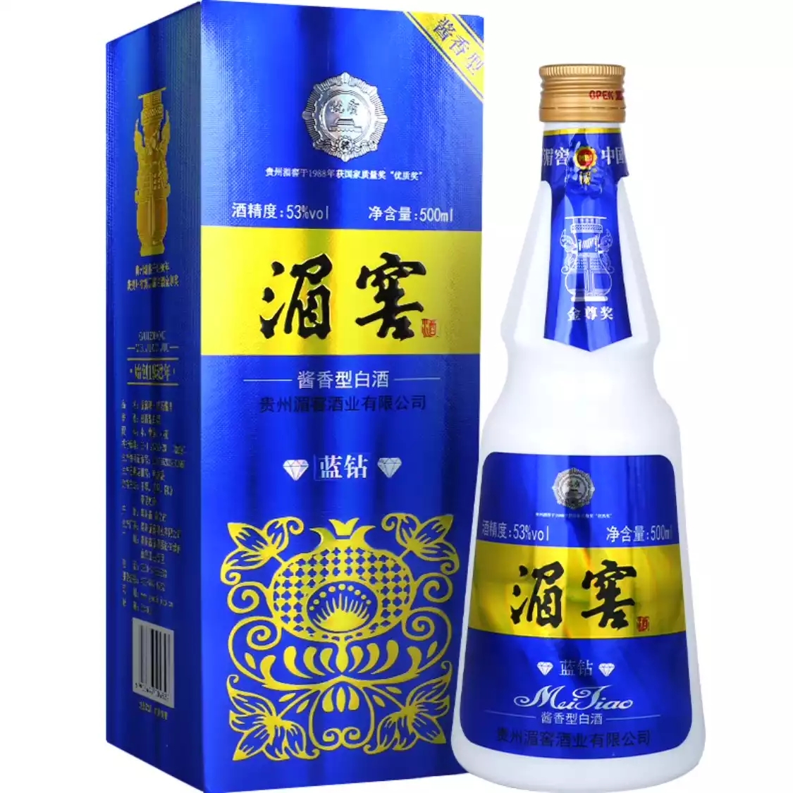 湄窖酒【钻石酱酒】酱香组合6瓶装53°