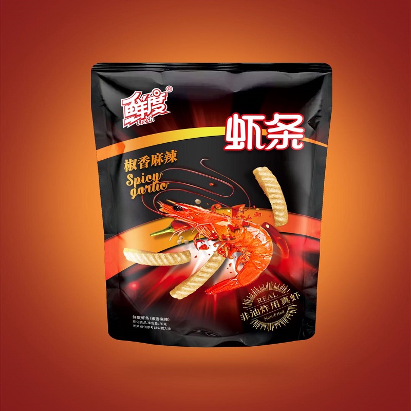 鲜度椒香麻辣味虾条