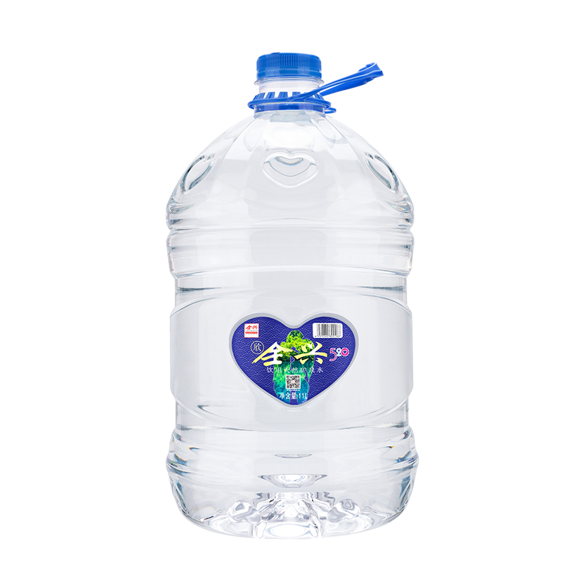 欣全兴 天然矿泉水11L*1桶 富含偏硅酸 塑包装