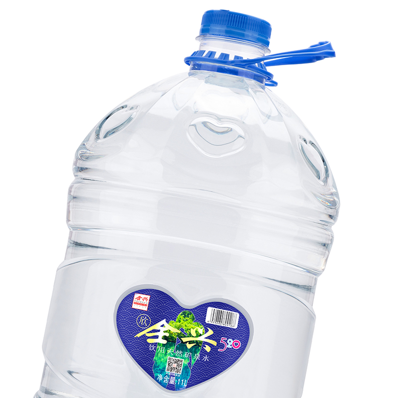 欣全兴 天然矿泉水11L*1桶 富含偏硅酸 塑包装