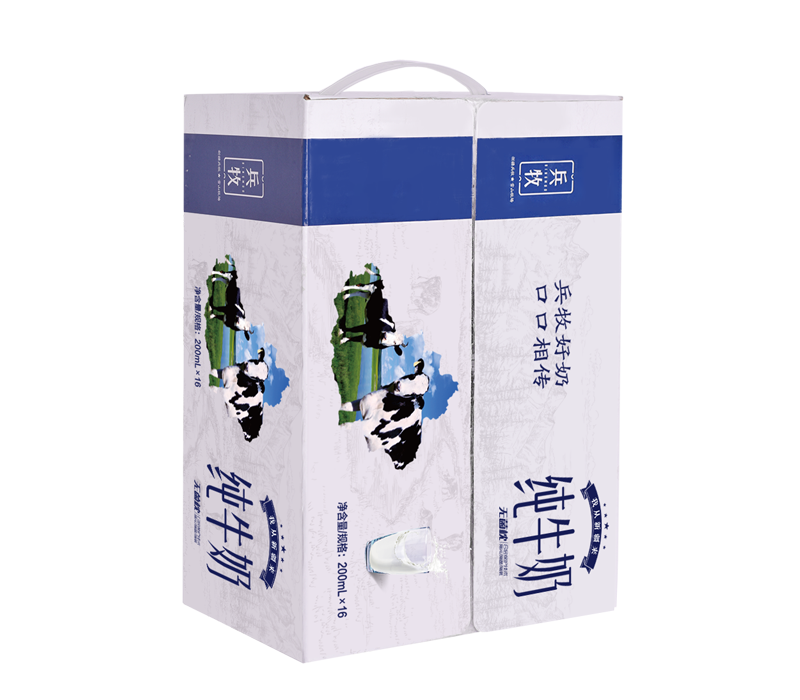 新疆兵牧无菌枕纯牛奶