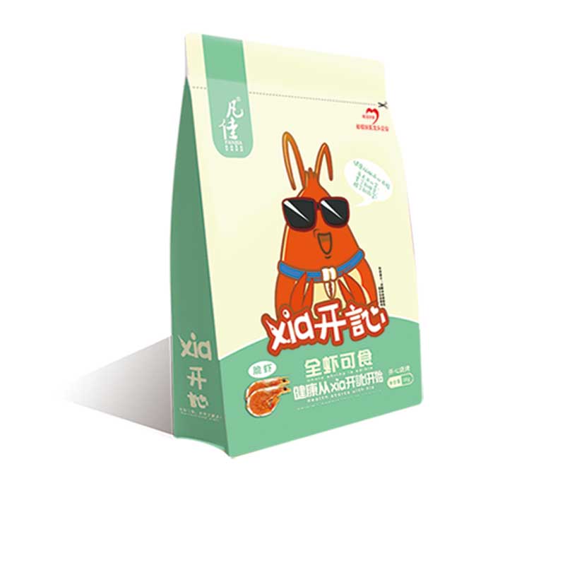 凡佳-脆虾Xia开訫烧烤味-虾零食直立袋