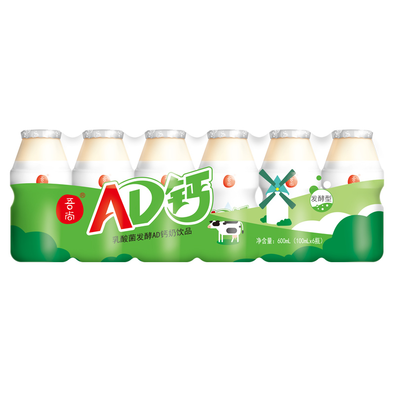 吾尚AD钙奶100X30瓶