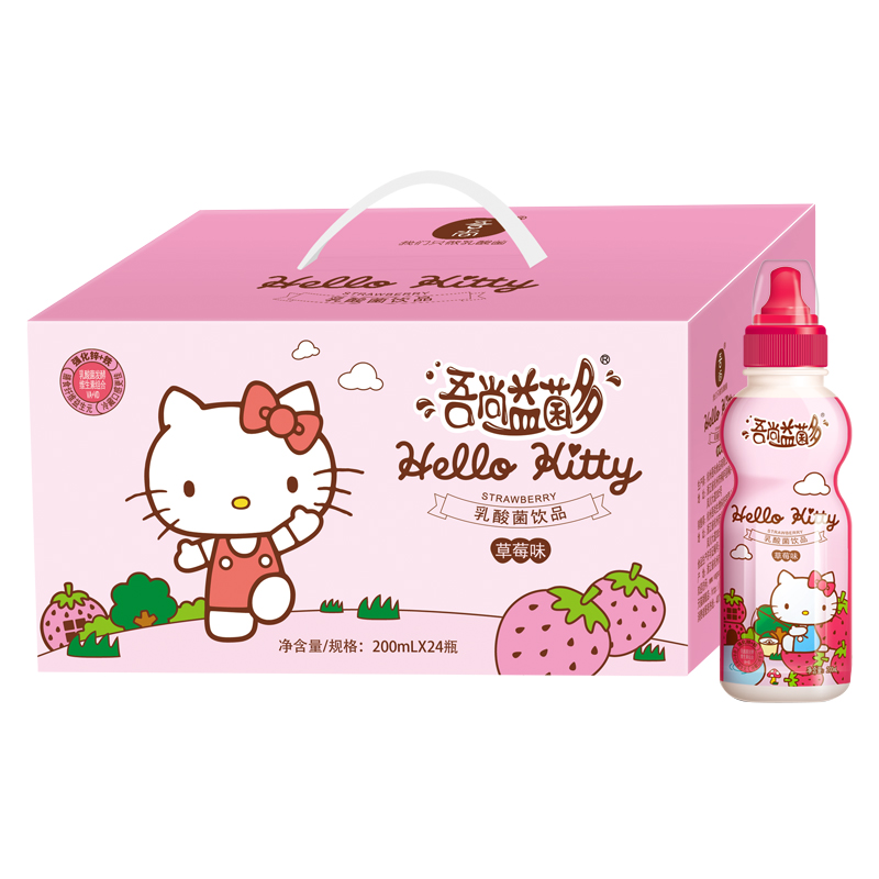 吾尚KT乳酸菌饮品200X24草莓味